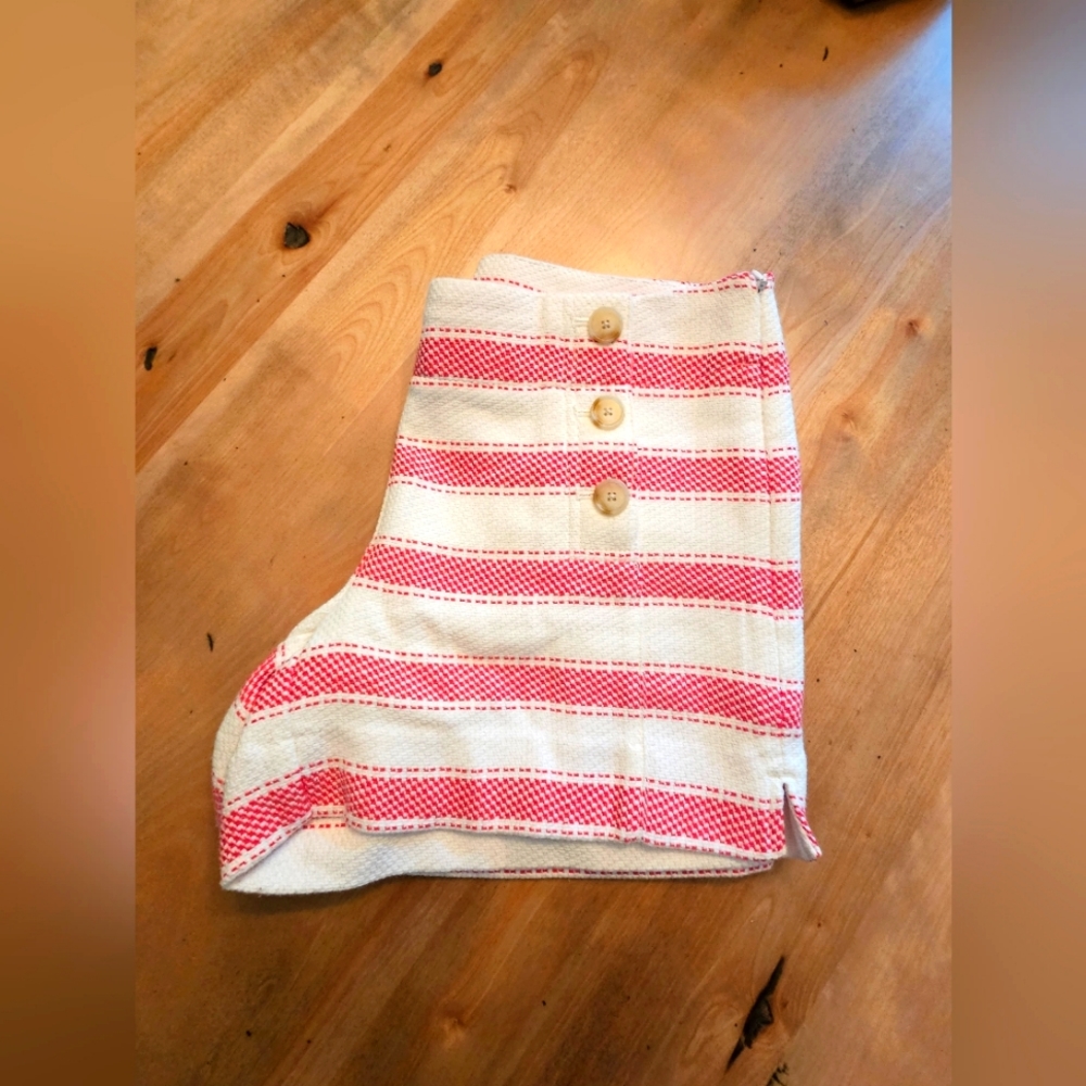 Loft Striped Shorts - Size 2
